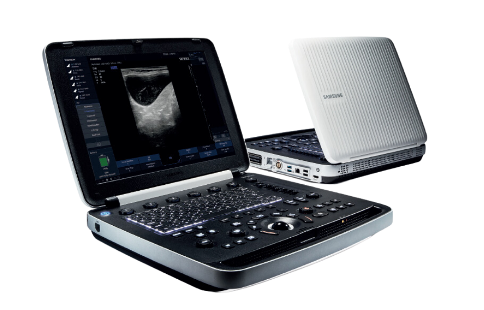 HM70 EVO veterinary ultrasound by samsung for equine